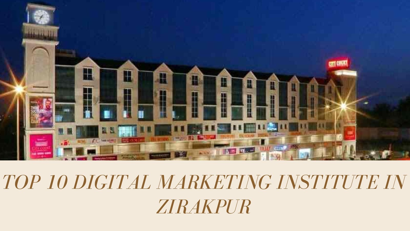 TOP 10 DIGITAL MARKETING INSTITUTE IN ZIRAKPUR.