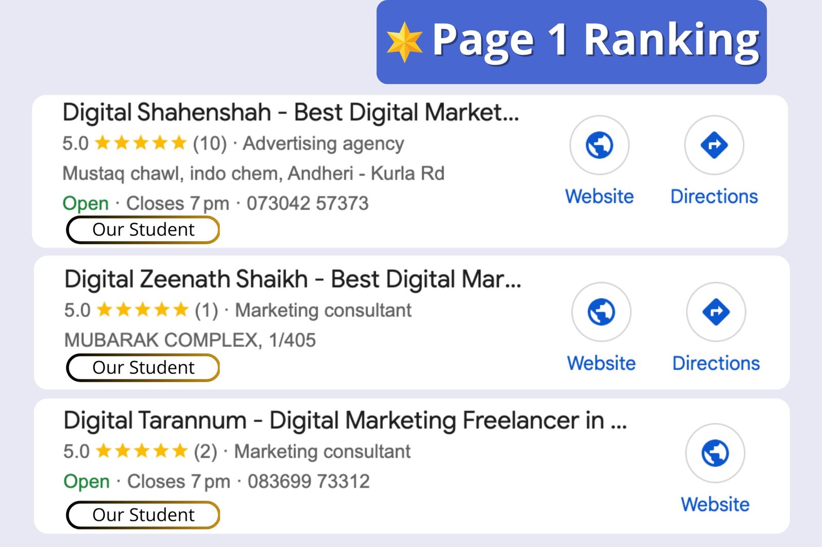 Page 1 Ranking